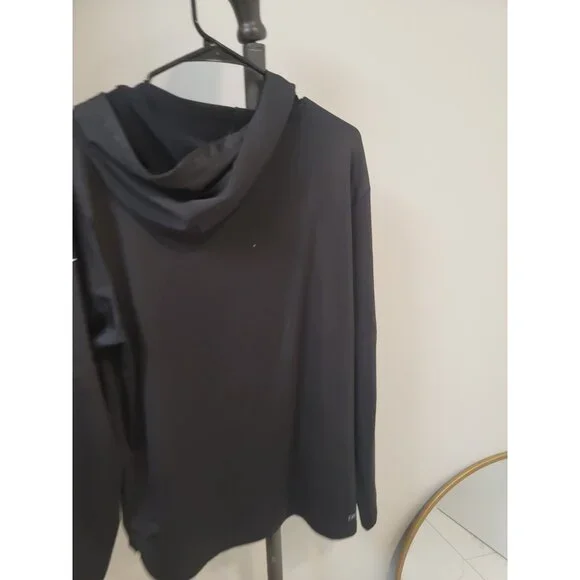 NIKE ATLANTA FALCONS TEAM PLAYER ISSUED HOODIE BLACK Men’s L TJ Yates - Picture 7 of 9